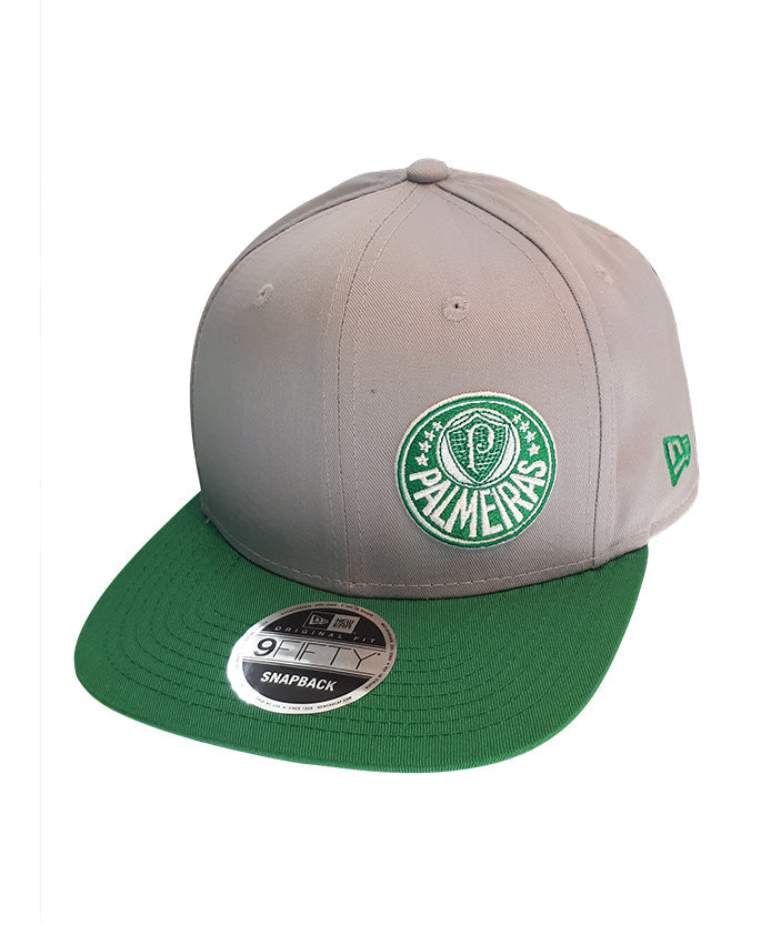Boné NewEra Palmeiras Cinza / Aba Verde