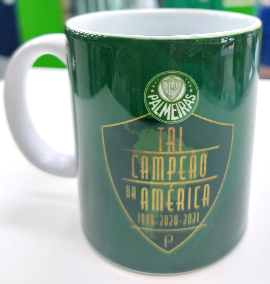 Caneca Cerâmica Tricampeão da América