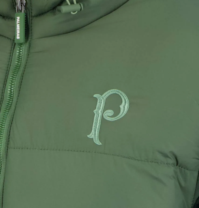 Jaqueta Puff Palmeiras Verde Escuro