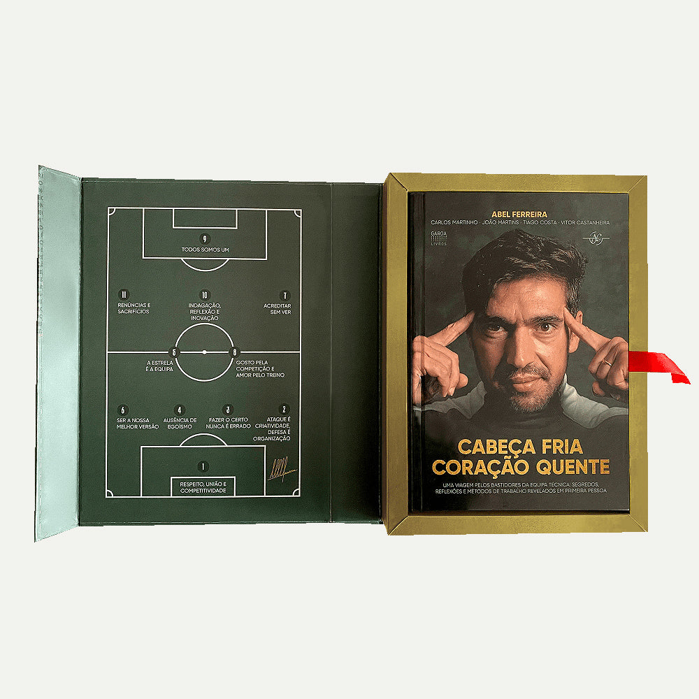 Livro “Cabeça Fria, Coração Quente” Edição Premium na Caixa