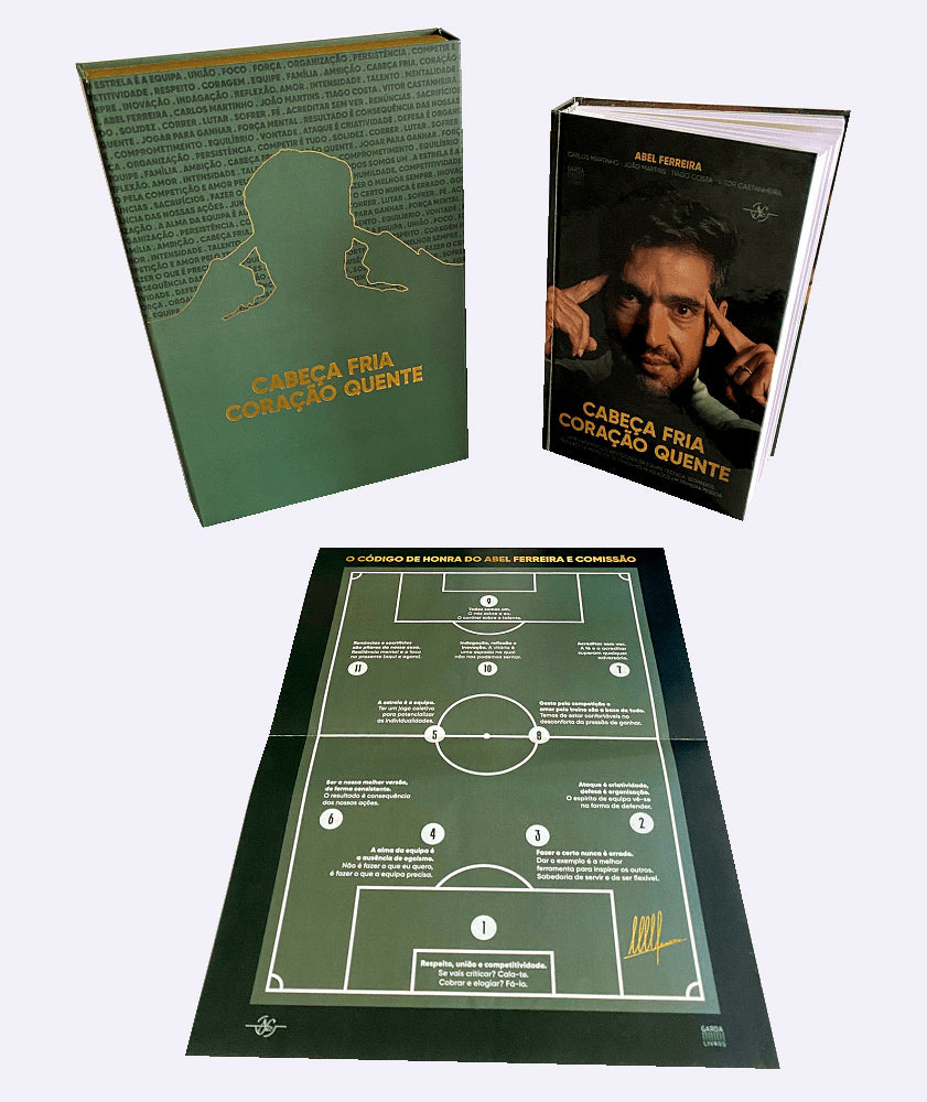 Livro “Cabeça Fria, Coração Quente” Edição Premium na Caixa