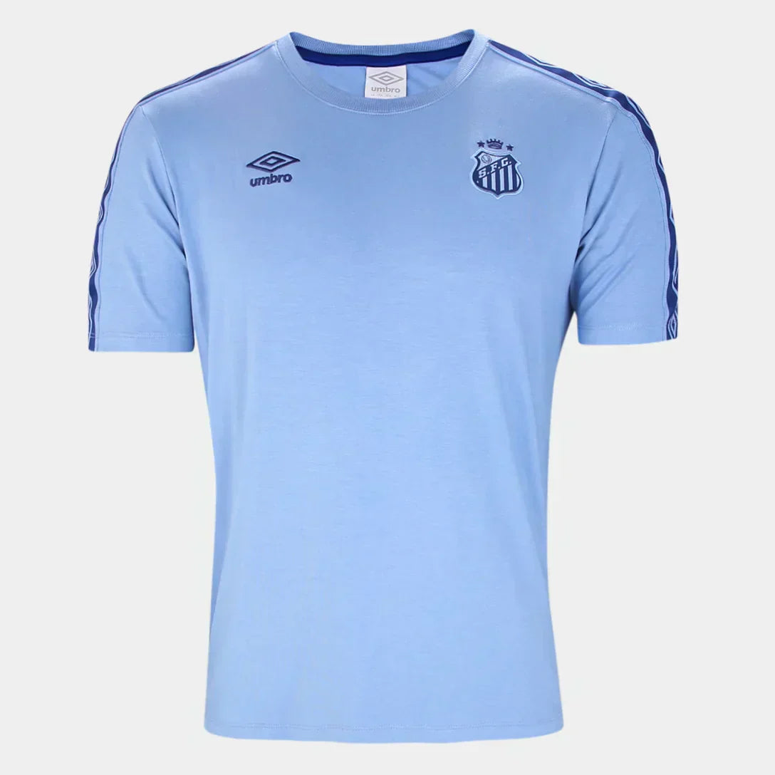 Camisa Santos 2024 Concentração Umbro Masculina - Azul