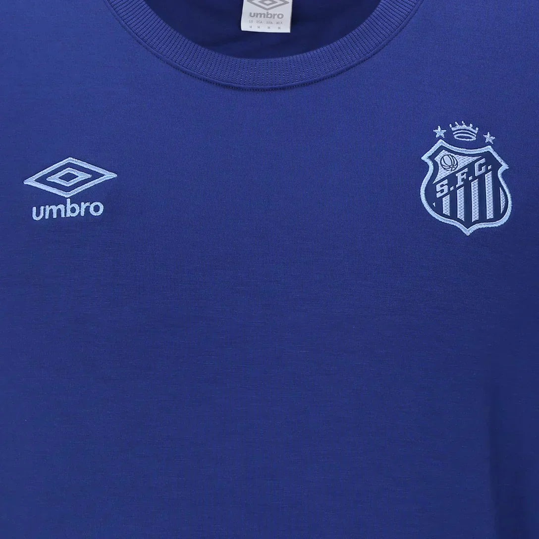 Camisa Santos 2024 Concentração Umbro Masculina - Marinho