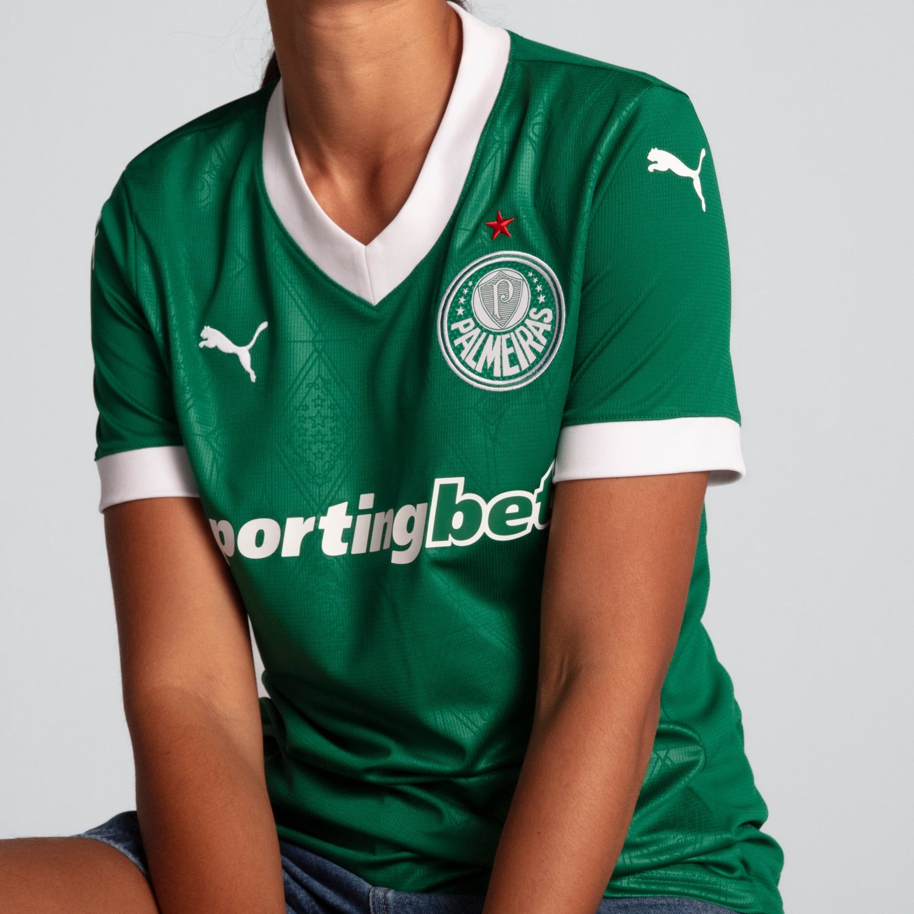 Camisa Palmeiras Torcedora HOME 2025 Feminina